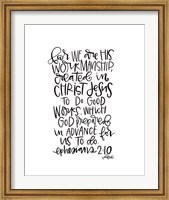 Framed Ephesians 2-10