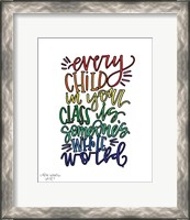Framed Every Child Colorful