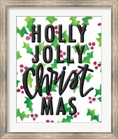Framed Holly Jolly