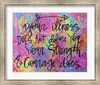 Framed Strength and Courage