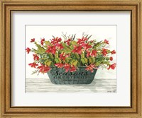 Framed Seasons Greetings Pot