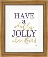 Framed Holly Jolly Christmas