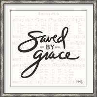 Framed Saved by Grace