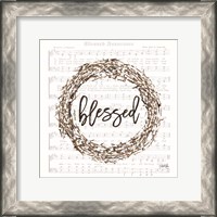 Framed Blessed Assurance Bless Wreath