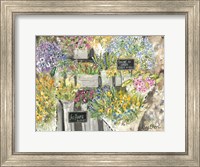 Framed French Flower Market