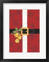 Framed Jingle Bell Santa