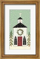 Framed Church in the Snow