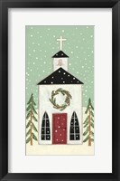 Framed Church in the Snow