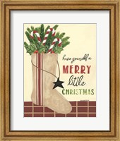 Framed Christmas Stocking