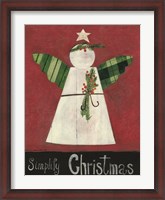 Framed Simplify Christmas Angel