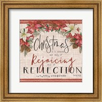 Framed Rejoicing and Reflection