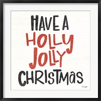 Framed Holly Jolly Christmas