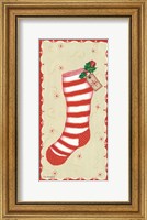 Framed Vintage Stocking