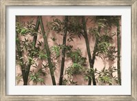 Framed Bamboo on Blush
