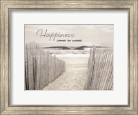 Framed Happiness Comes in Waves