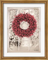 Framed Beaded Wreath View II