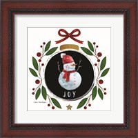 Framed Joy Christmas Ornament