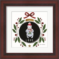 Framed Love Christmas Ornament