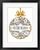 Framed 'Tis the Season Ornament