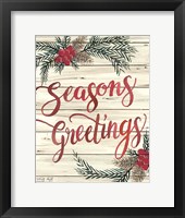 Framed Seasons Greetings