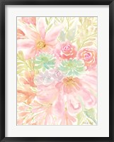 Framed Mixed Floral Blooms III