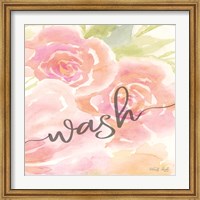 Framed Floral Wash