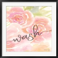 Framed Floral Wash