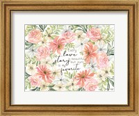 Framed Floral Love Story