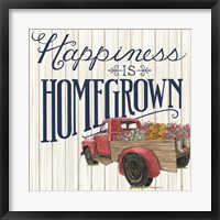 Framed Happiness is Homegrown