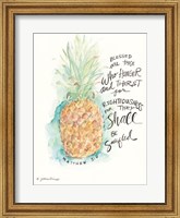 Framed Blessed Pineapple