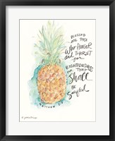 Framed Blessed Pineapple