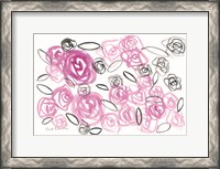 Framed Reflections in Roses