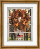 Framed Fall Window View II