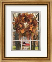 Framed Fall Window View II