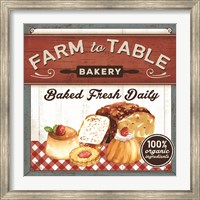 Framed Farm to Table Bakery
