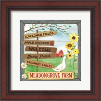 Framed Meadowgrove Farm