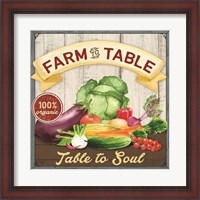 Framed Farm to Table