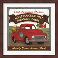 Framed Honeysuckle Hill Produce Farm