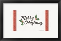 Framed Merry Christmas Grain Sack