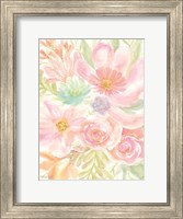 Framed Mixed Floral Blooms II