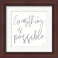Framed Everything is Possible