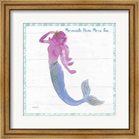 Framed Mermaid Friends IV Fun