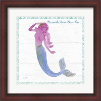 Framed Mermaid Friends IV Fun