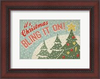 Framed Retro Christmas IV