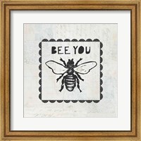 Framed Bee Stamp Bee You