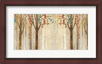 Framed Down to the Woods Autumn Teal Crop