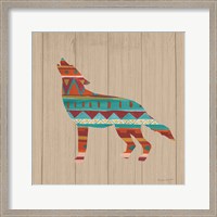 Framed Southwestern Vibes VI on Walnut