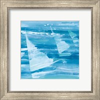 Framed Summer Sail II Blue