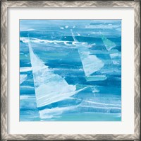 Framed Summer Sail II Blue