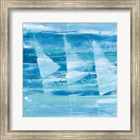 Framed Summer Sail I Blue